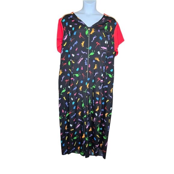 DISNEY Parks The Dress Shop Pixar characters black and red zip jumpsuit 3X - Picture 3 of 13